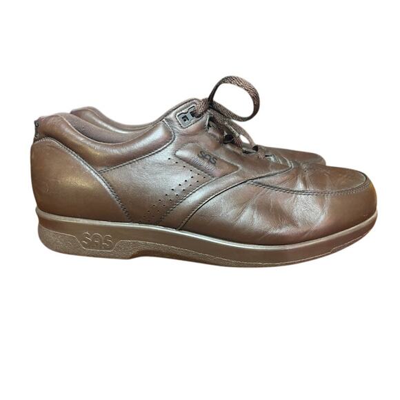 SAS TIME OUT Brown Comfort Walking Shoes made in USA Oxfords  Leather Mens 12 main image 8